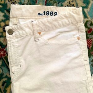1969 GAP CORDUROY STRAIGHT LEG IVORY CREAM SIZE 33 / 16 LIKE NEW